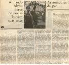 Armando Alves: livros de poetas louvam suas artes