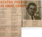 Quatro poemas de Angel Crespo
