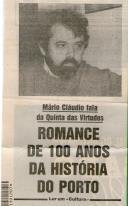 Mário Cláudio fala da Quinta das Virtudes