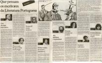 Que pensam os escritores da literatura portuguesa?