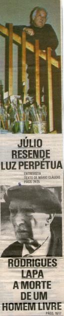 Júlio Resende Luz perpétua