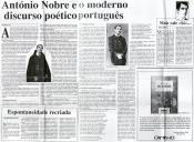 António Nobre e moderno discurso poético português